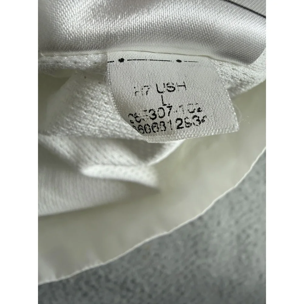 Vintage Nike Full zip vented windbreaker Jacket Womens size Large White Lilac